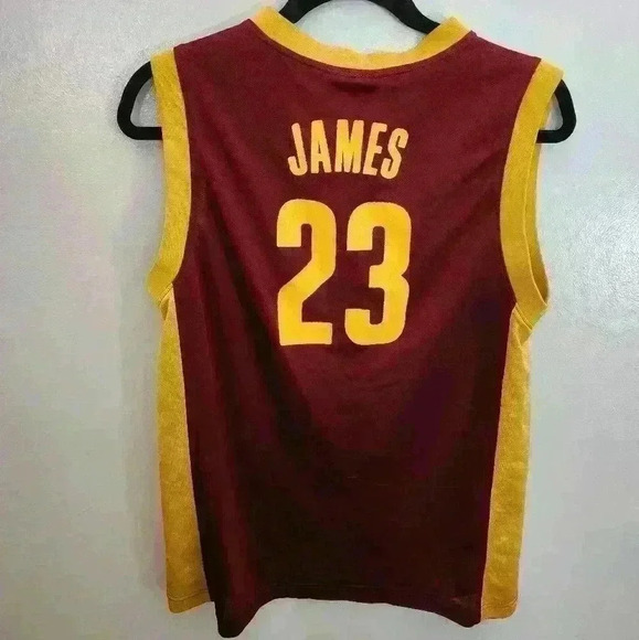 NBA LeBron James Cleveland Cavaliers Jersey Size XL Kids - Picture 8 of 8